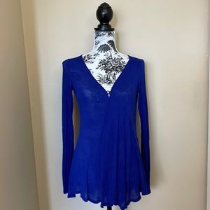 3/$15 Dex semi sheer open cardigan S